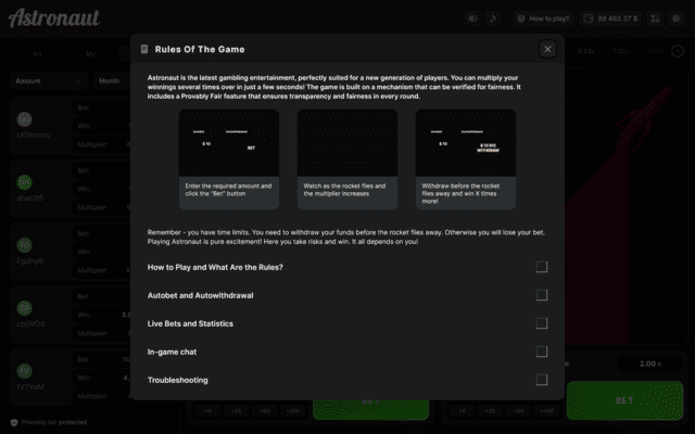 Astronaut Crash Game Screenshot 2 - Space Adventure